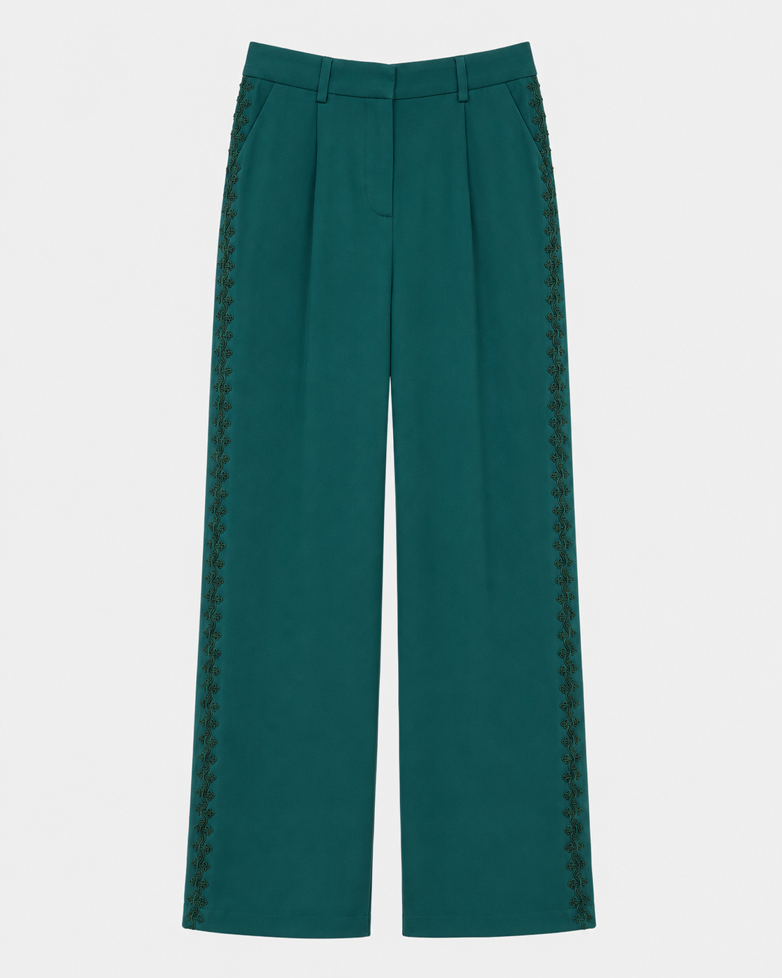 Pantalon Syna Brodé - VERT