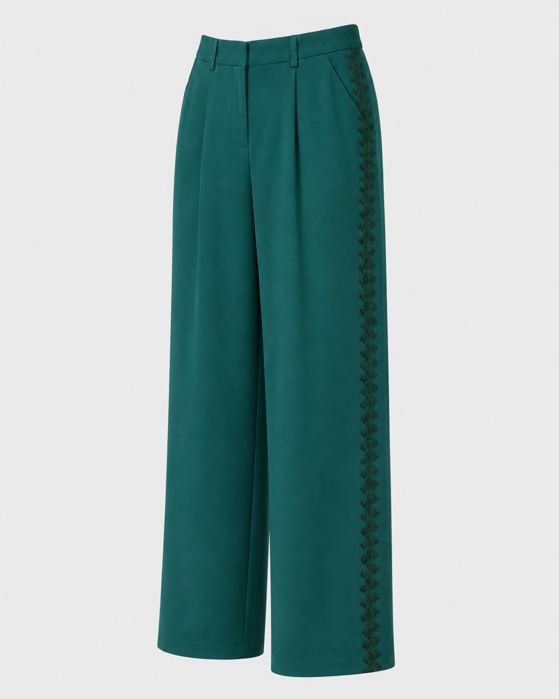Pantalon Syna Brodé - VERT