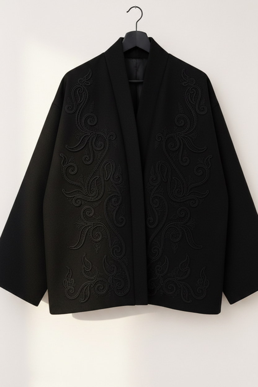 Veste Xari Noir — vue cintre